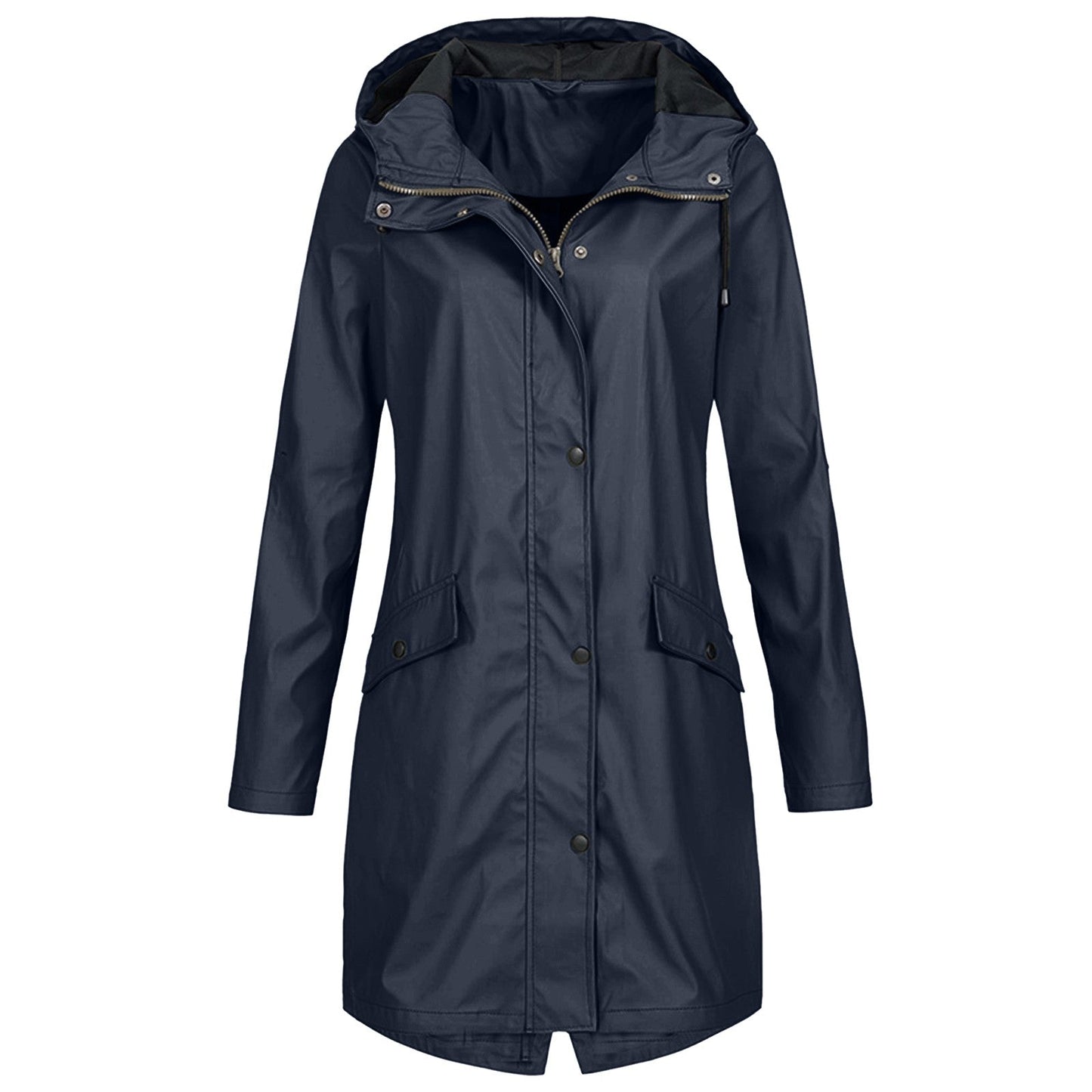 Women's Hooded Mid-Length Coat - Vonnera