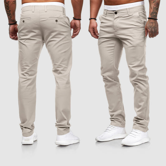 Mens Slim Fit Chino Pants - Vonnera