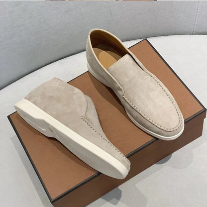 Men's Casual Loafers Leather Classic Brown