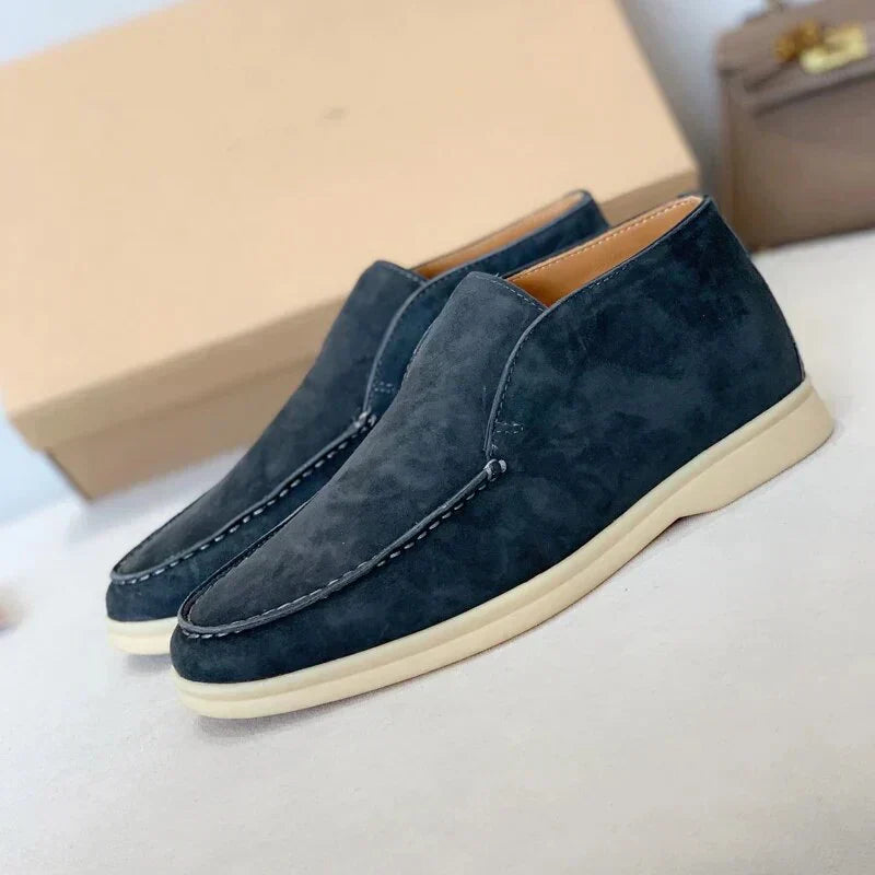 Men's Casual Loafers Leather Timeless Brown