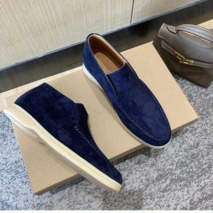 Men's Casual Loafers Leather Classic Brown