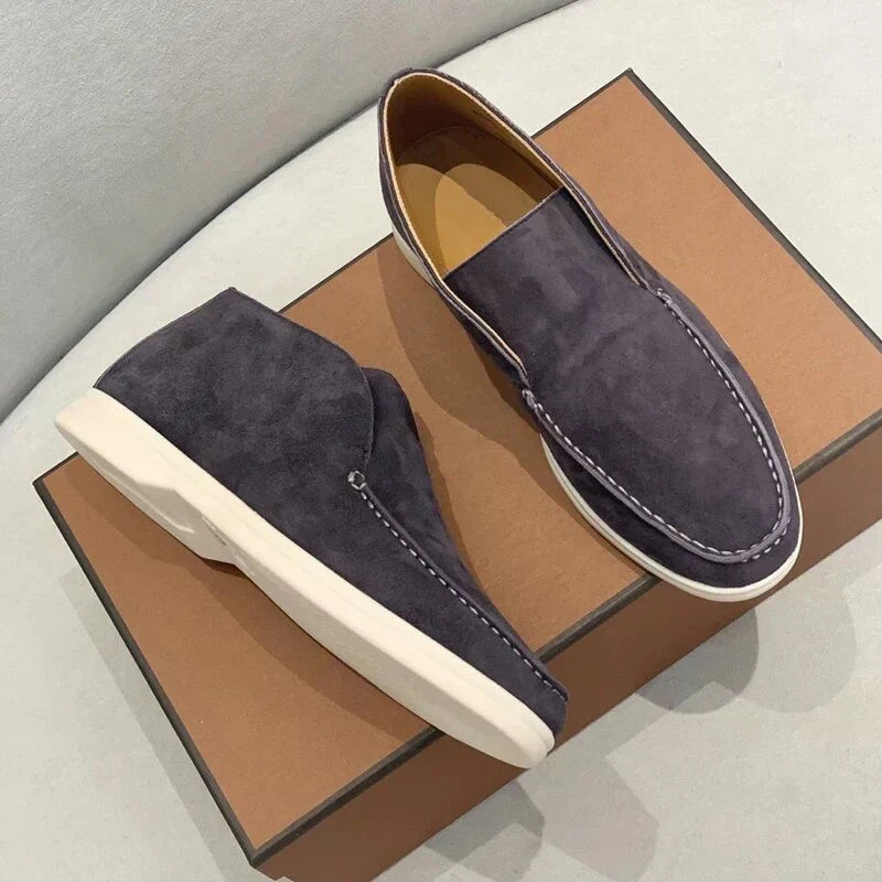 Men's Casual Loafers Leather Classic Brown