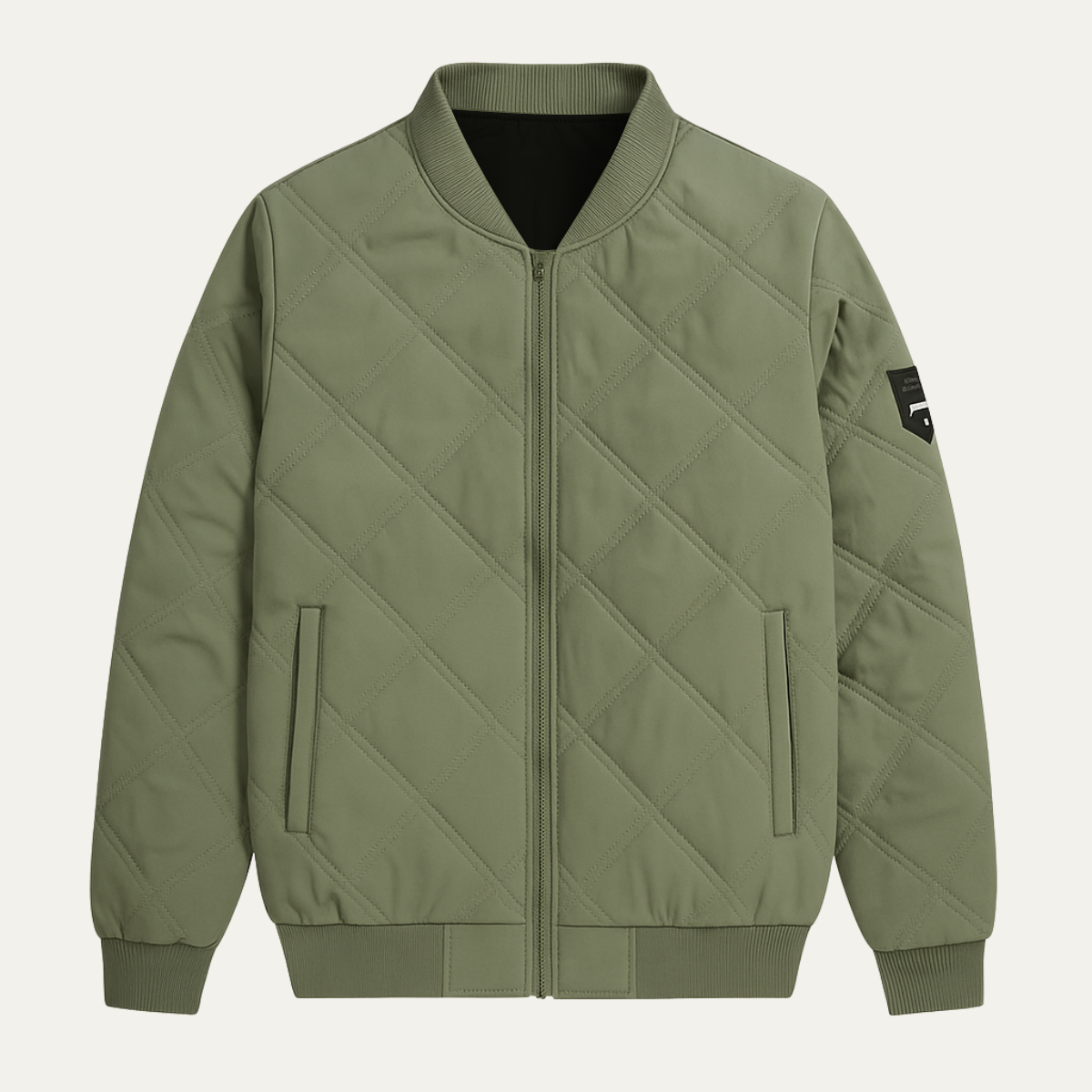 Men's Quilted Winter Jacket Stand Collar Casual - Vonnera