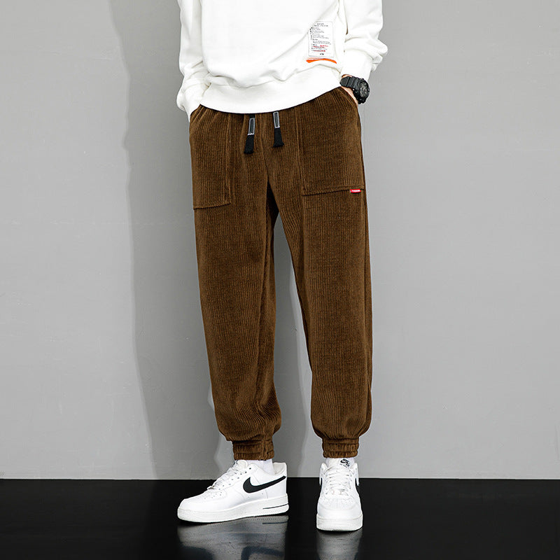 Men's Corduroy Jogger Pants - Vonnera