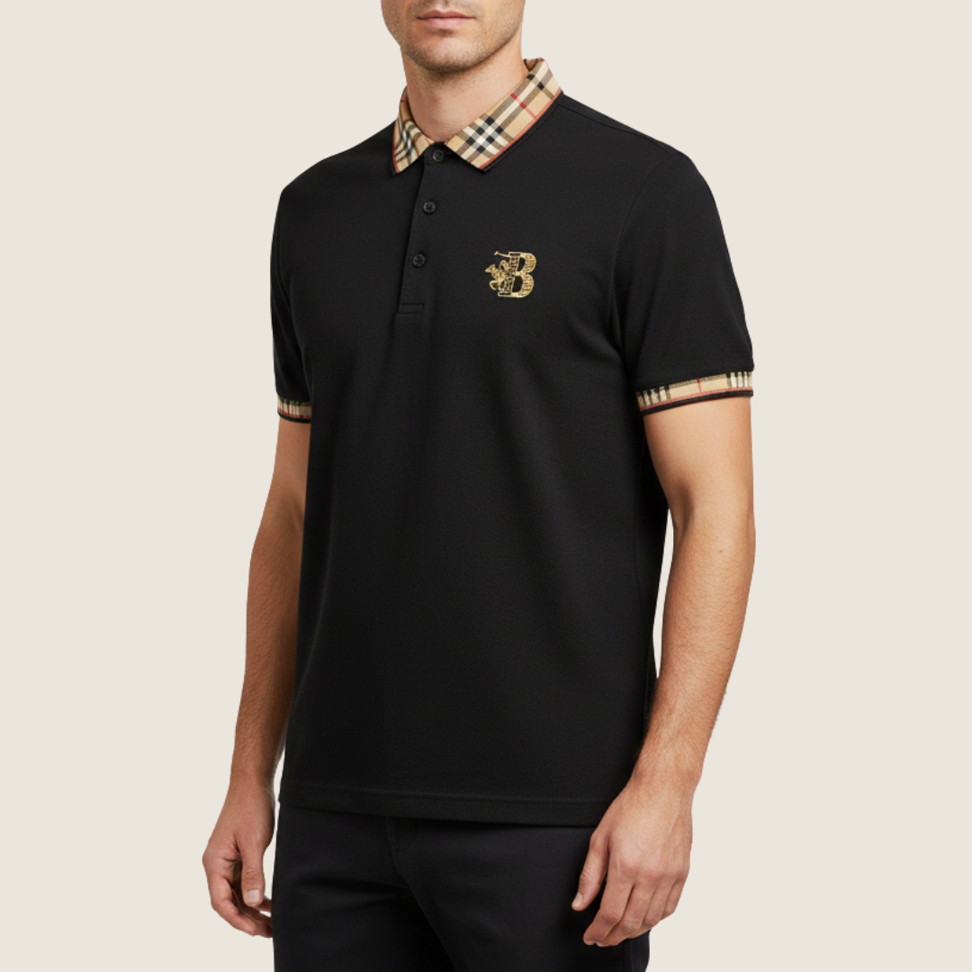 Men's Short Sleeve Polo Shirt Cotton - VibreMode