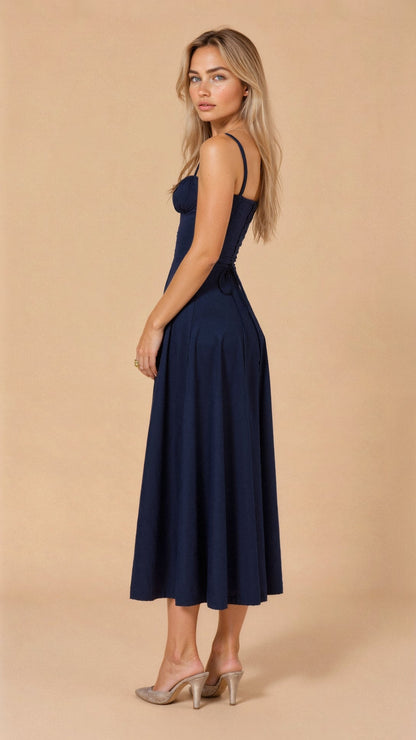 Women's Elegant Waist Dress Flattering Fit