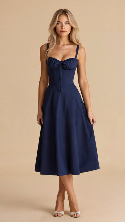 Women's Elegant Waist Dress Flattering Fit
