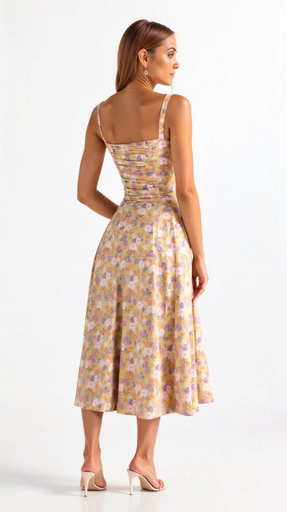 Women's Elegant Waist Dress Flattering Fit