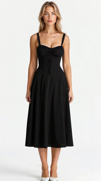 Women's Floral Bustier Waist Shaper Dress
