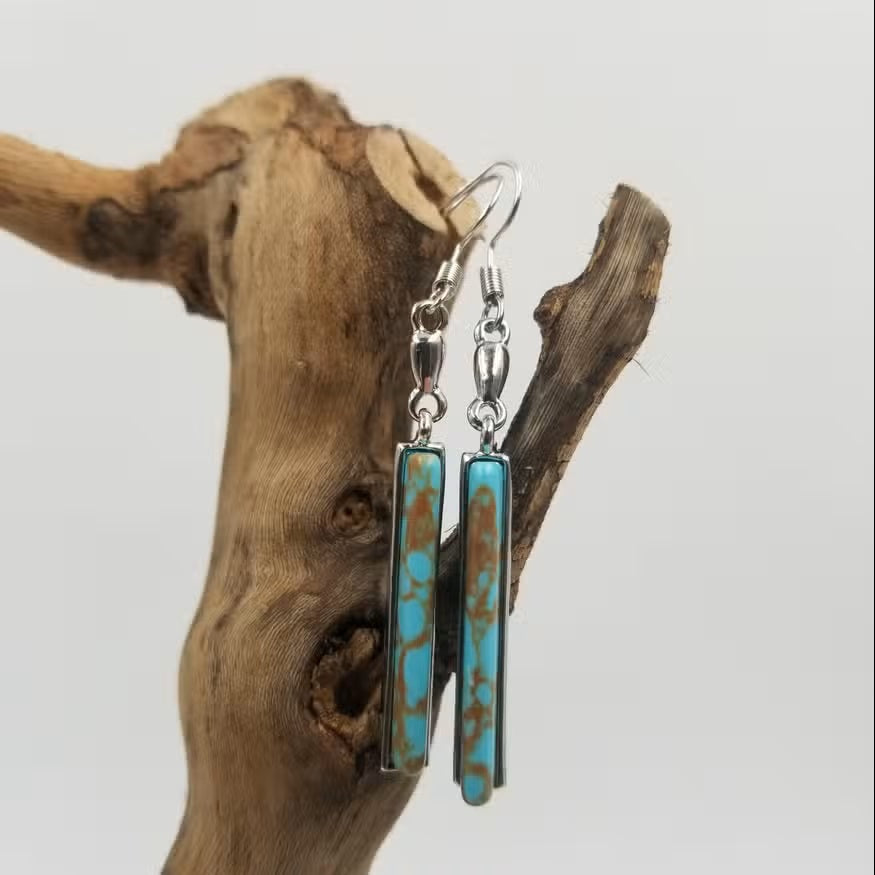 Turquoise Vintage Earrings - Vonnera