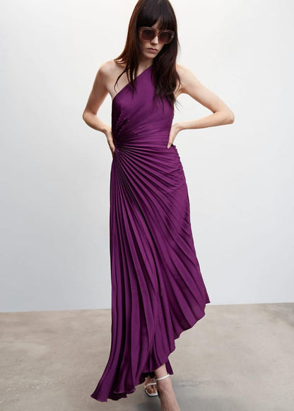 Image of Nell | Women's One Shoulder Midi Dress