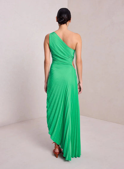 Image of Nell | Women's One Shoulder Midi Dress