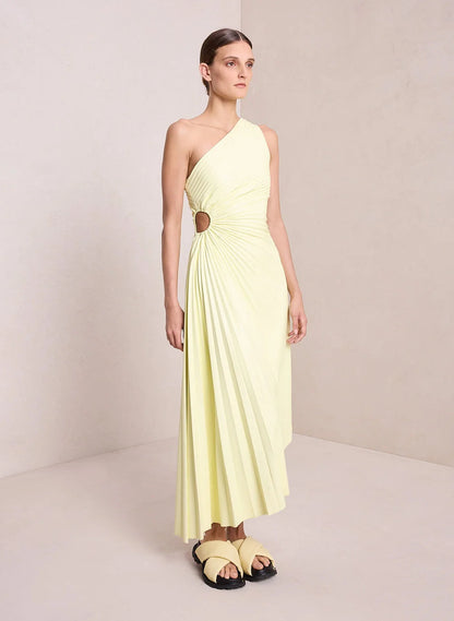Image of Nell | Women's One Shoulder Midi Dress