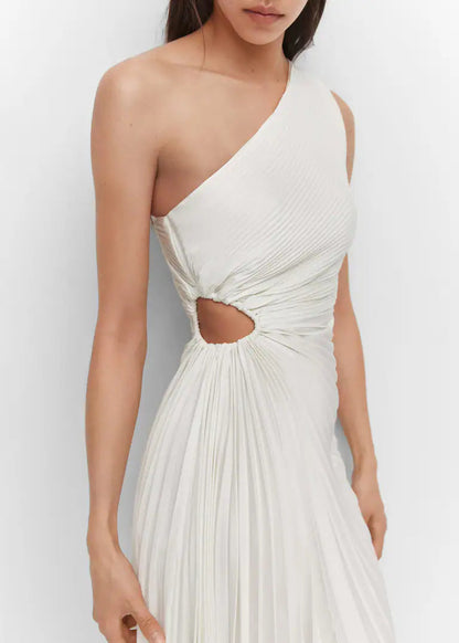 Image of Nell | Women's One Shoulder Midi Dress