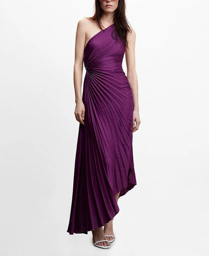 Image of Nell | Women's One Shoulder Midi Dress