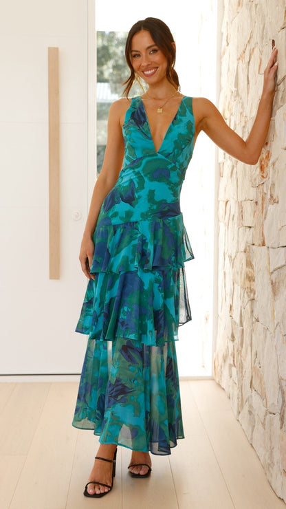 Image of Nell | Women's Tiered Maxi Dress