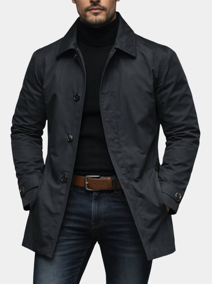 Men's Classic Car Coat Wool - Vonnera