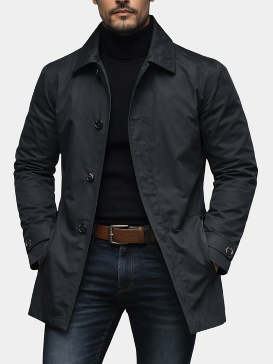Men's Classic Car Coat Wool - Vonnera