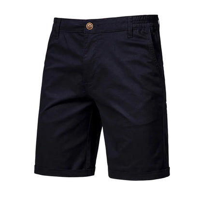 Men's Elastic Waist Mid-Length Shorts - VibreMode