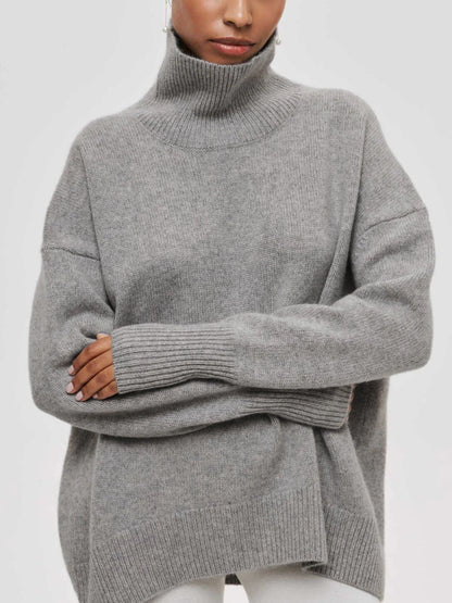 Image of Nicole | Women's Oversized Turtleneck Sweater