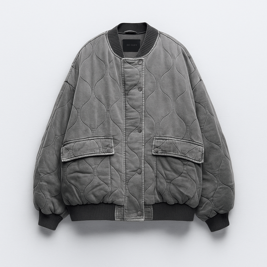 Women's Quilted Puffer Jacket Oversized - Vonnera