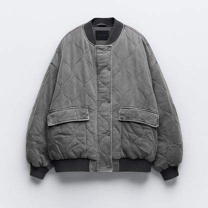 Women's Quilted Puffer Jacket Oversized - Vonnera