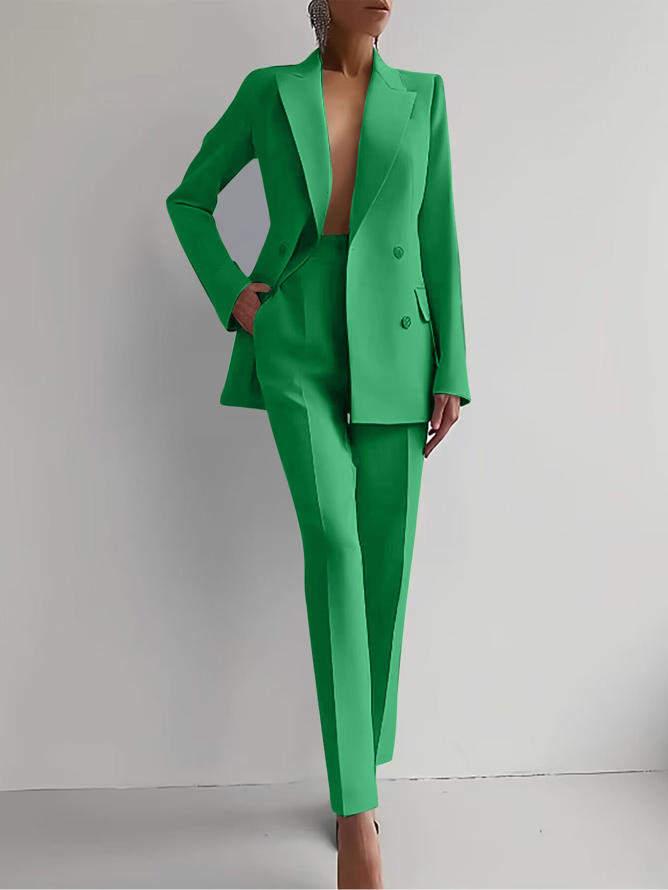 Noelle Women's Double Breasted Pantsuit