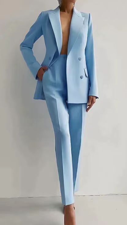 Noelle Women's Double Breasted Pantsuit
