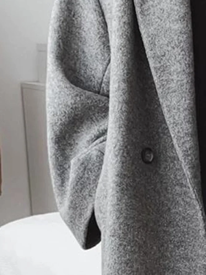 Image of Nora | Women's Oversized Double-Breasted Long Coat