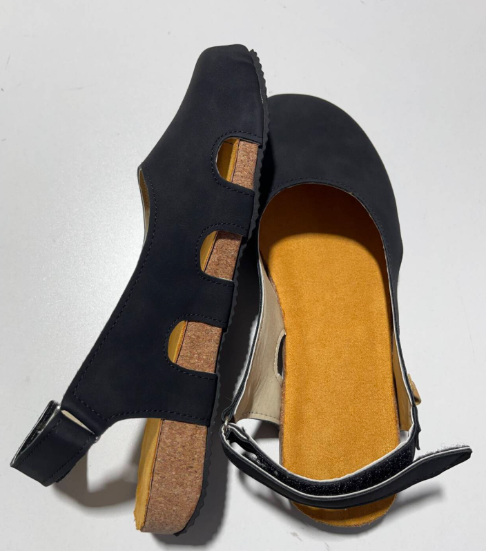 Image of Norma | Women's Closed Toe Adjustable Ankle Strap Flat Sandals