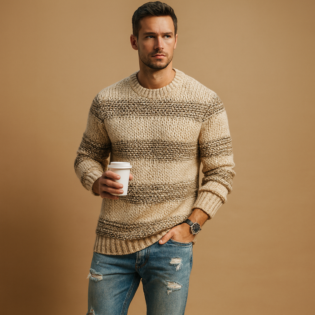Men's Norwegian Knit Sweater - Vonnera