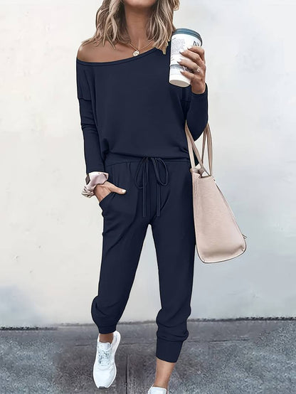 Women's 2 Piece Set Wide Leg Pants