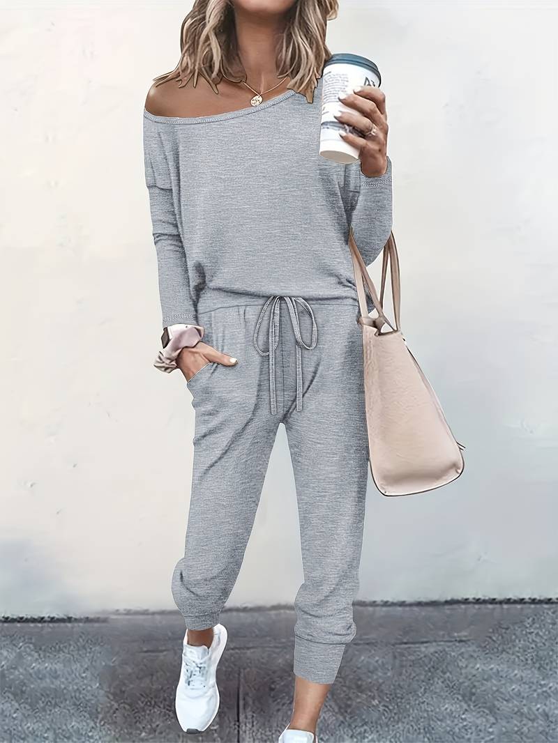 Women's Long Sleeve Tapered Two Piece Set - Vonnera