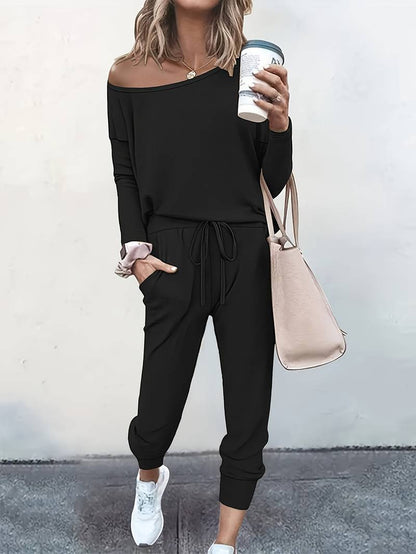 Women's 2 Piece Set Wide Leg Pants