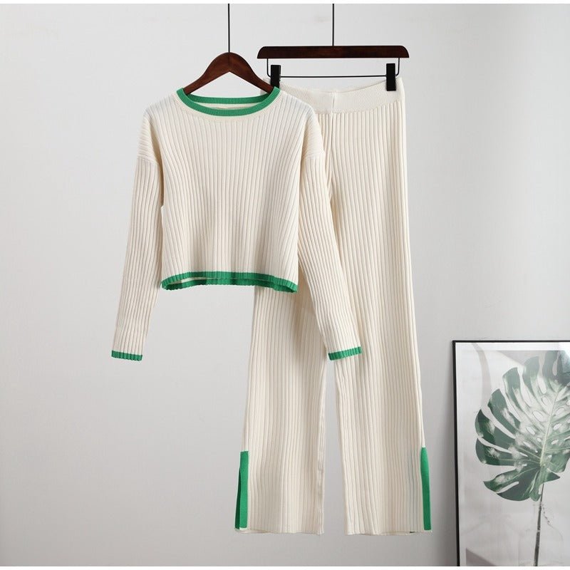 Women's High Waist Cropped Set