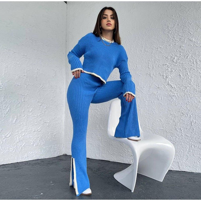 Women's High Waist Cropped Set