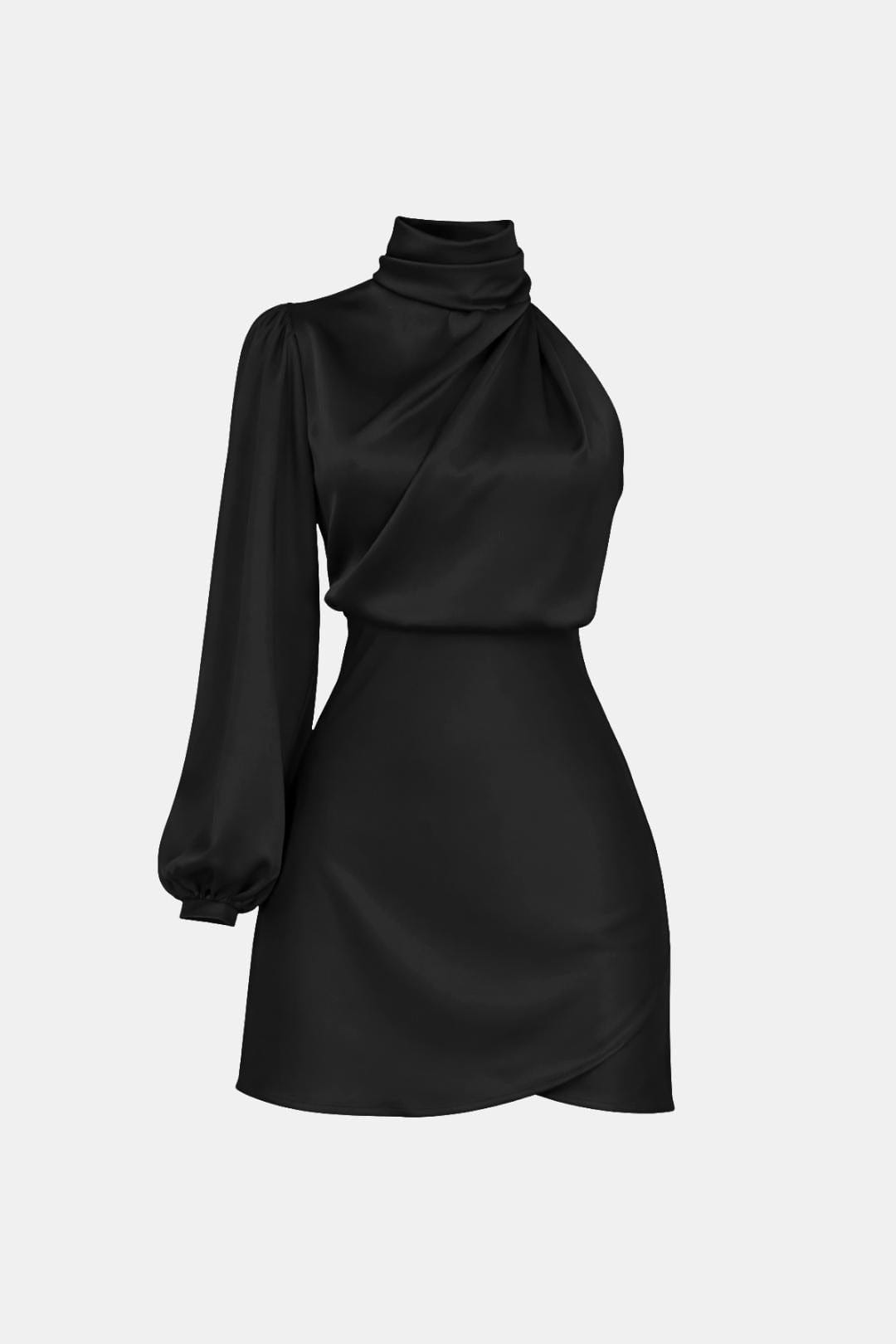 Image of Olive | Women's One Shoulder Mini Dress