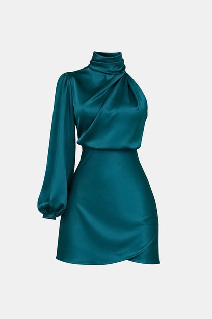 Image of Olive | Women's One Shoulder Mini Dress
