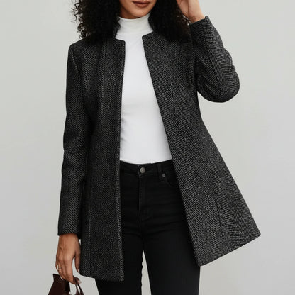Women's A-Line Open Front Jacket - Vonnera