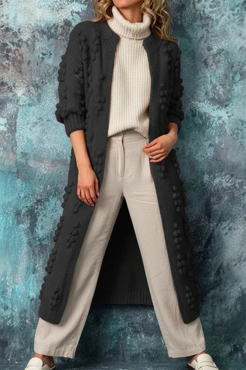 Women's Duster Cardigan Sweater - Vonnera