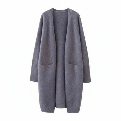 Women's Open Front Long Winter Cardigan