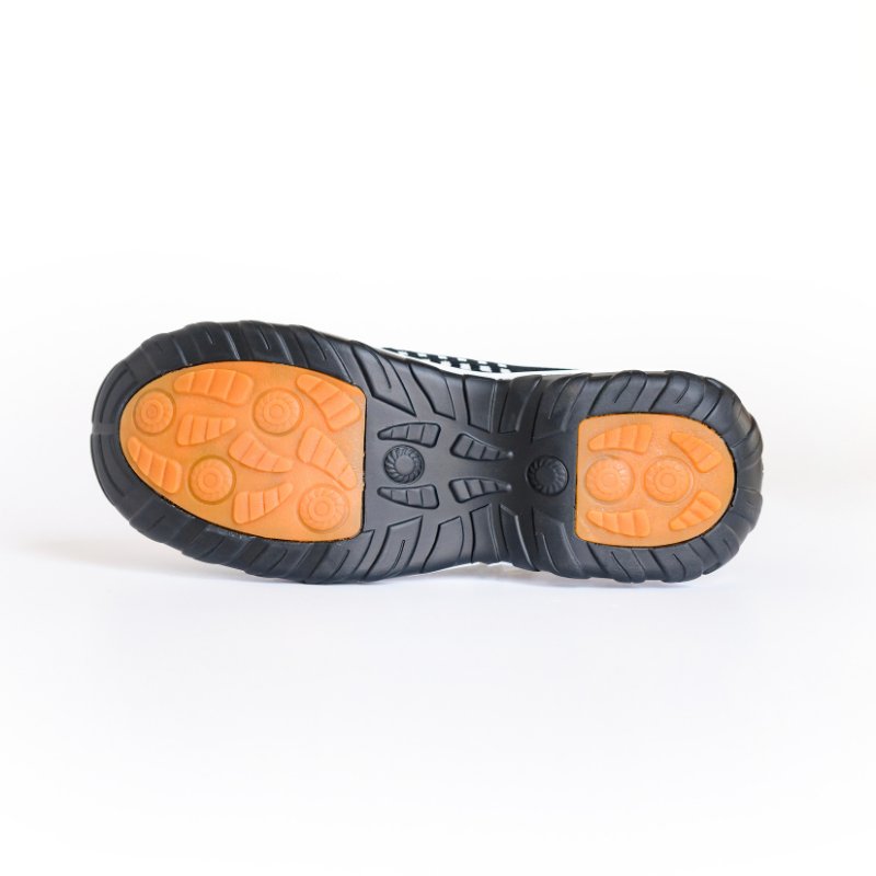 Ortho Stretch Cushion Shoes - Black White