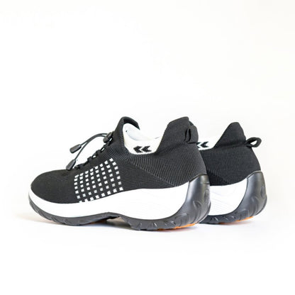 Ortho Stretch Cushion Shoes - Black White