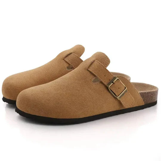 Women's Suede Cork Slippers