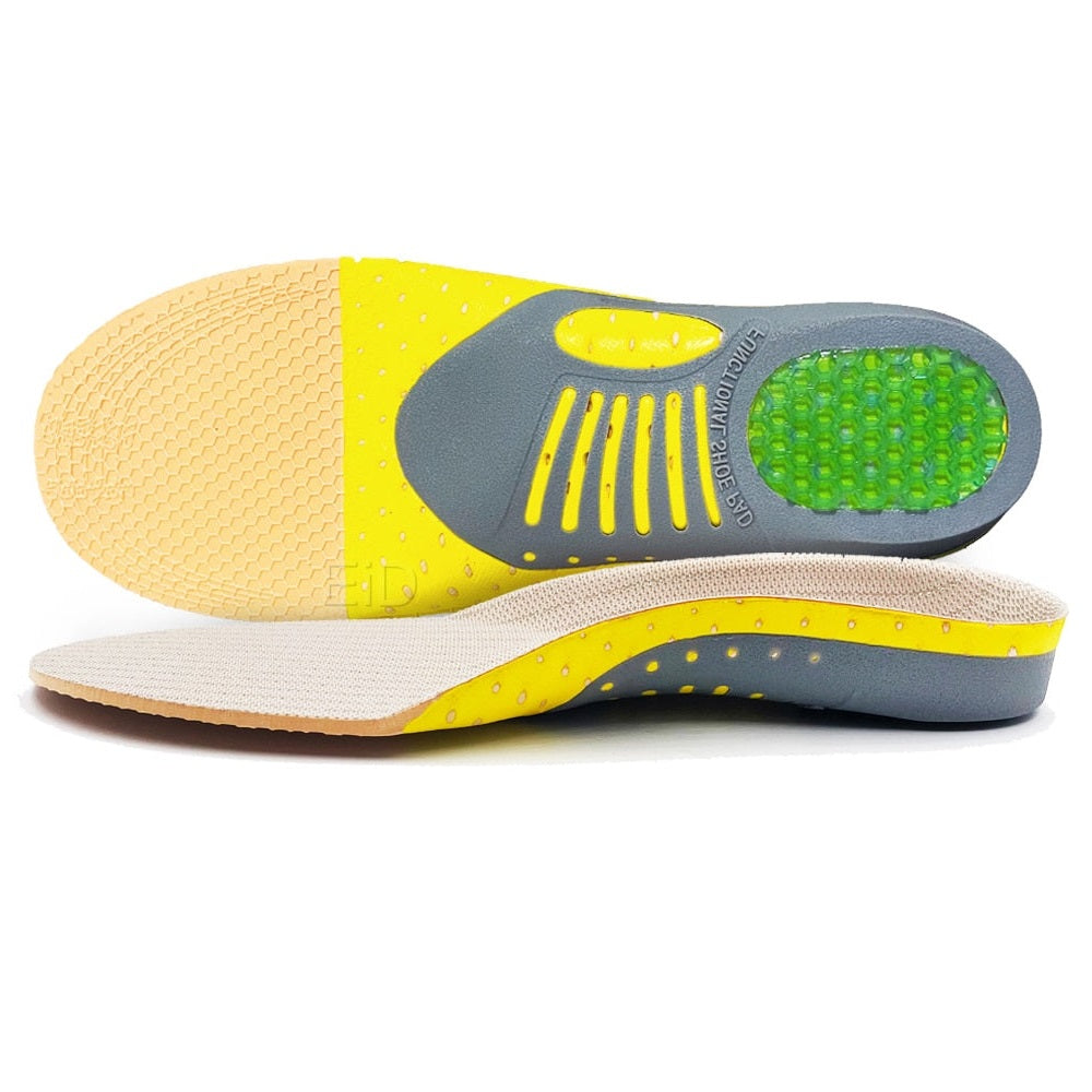 Gel Insoles Orthotic Arch Support for Plantar Fasciitis Flat Feet - Vonnera
