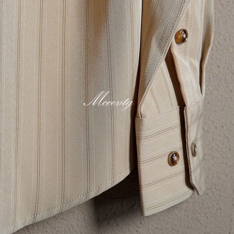 Image of Oscar | Men's Long Sleeve Striped Shirt