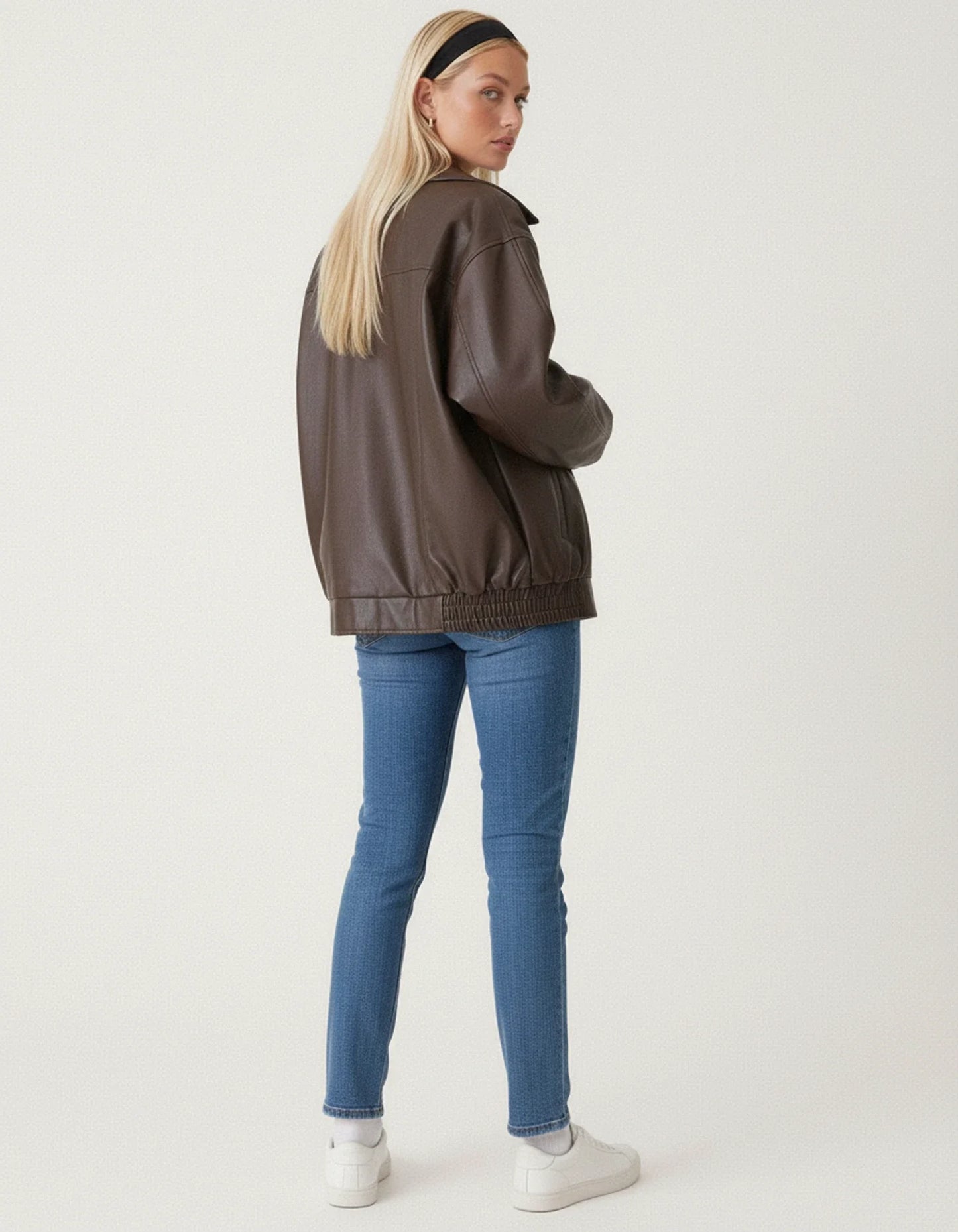 Women's Oversized Bomber Jacket