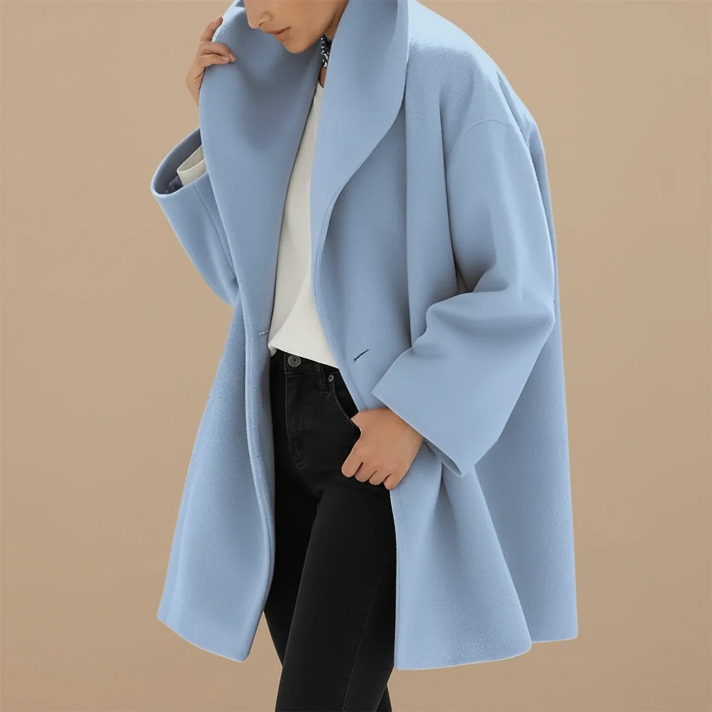 Women's Oversized Wrap Jacket - Vonnera