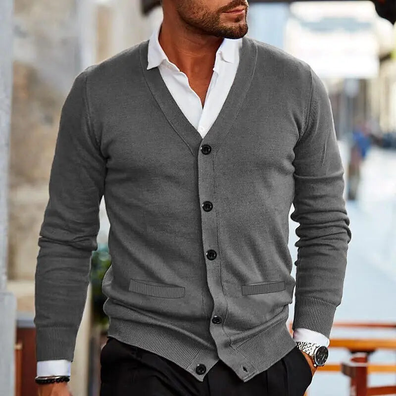 Owen | Men's Knit Two-Button Blazer - Image 1