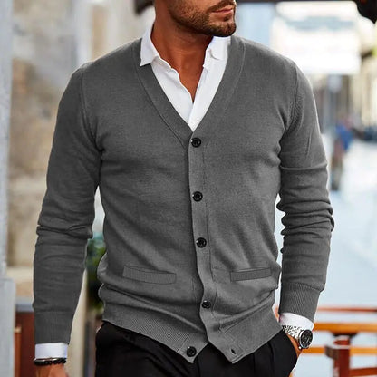 Owen | Men's Knit Two-Button Blazer - Image 1